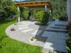 Gartensitzplatz begrünt